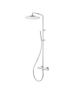 Herzbach Living Spa shower column 11.988230. 2000 .01 Ø 300 mm, with plastic hand shower, chrome