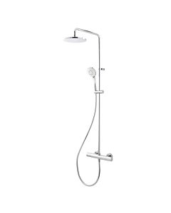 Herzbach Living Spa Duschsäule 11.988520.1.01 Ø 200 mm, mit Handbrause 100mm Multifunktion, chrom