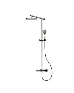colonne de douche Herzbach LIVING SPA RB 250mm 11.988525. 2000 .09 rond, douchette multi-mains en acier inoxydable