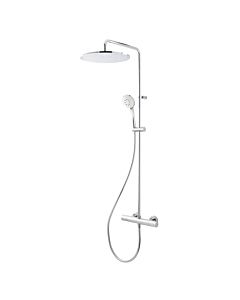 Herzbach Living Spa Duschsäule 11.988530.1.01 Ø 300 mm, mit Handbrause 100mm Multifunktion, chrom