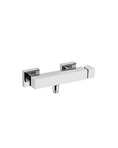 Herzbach NeoCastell Brausearmatur 12.210000.1.01 Aufputz, schraubbare Wandrosetten, chrom