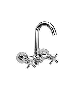 Herzbach Stilo Wannenarmatur 14952150101 chrom, Aufputz, Auslauf oben, eigensicher