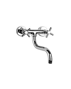 Herzbach Stilo Waschtisch Wandarmatur 14954000101 chrom, Schwenkbarer Auslauf 180 mm