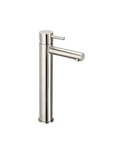 Herzbach Design iX Waschtischarmatur 17133200209 Edelstahl, hoher Schaft, ohne Ablaufgarnitur