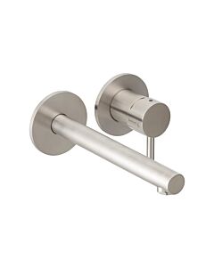 Herzbach Design iX 17.139745. 2000 .09 brushed stainless steel, concealed basin mixer, 210 mm