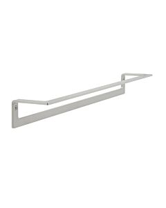 Herzbach Design iX Handtuchhalter 17.818000.1.09 Edelstahl gebürstet, Wandmontage, 450 mm