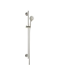 Herzbach Design iX ensemble de barre de douche 17.922800. 2000 .09 900 mm, rosace d= 70mm, avec douchette, inox brossé