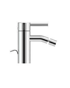 Herzbach DEEP Bidet-Einlochbatterie 18.023360.1.01 mit Zug-Ablaufgarnitur Chrom