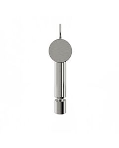 Herzbach DEEP iX Bidet-Einlochbatterie 18.023360.1.09 mit Zug-Ablaufgarnitur Edelstahl