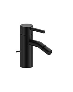 Herzbach DEEP BLACK Bidet - single-hole mixer 18.023360. 2000 .12 with pull-out waste set, matt black