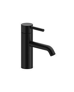 Herzbach DEEP BLACK basin mixer M-Size 130mm 18.023400. 2000 .12 low pressure without waste matt black