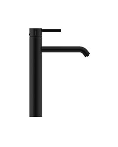 Herzbach DEEP BLACK basin mixer XL-Size 170mm 18.023400.4.12 Low pressure without waste Black matt