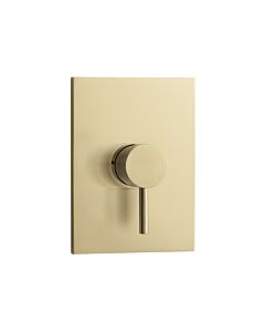 Mitigeur de douche Herzbach Design iX PVD 21.130555.2.41 Laiton Acier, encastré, 180x130mm