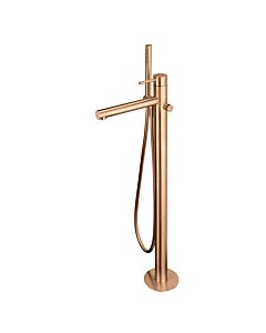 Herzbach Design iX PVD Wannenarmatur 21132055239 Copper Steel, bodenstehend