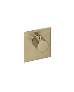 Herzbach Logic XL match1 21.500100.2.41 Laiton Acier, pour module de thermostat simple, 110x100mm