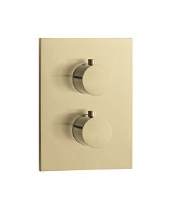 Herzbach Design iX PVD Thermostat 21.503050.2.41 Brass Steel, UP, für 2 Verbraucher