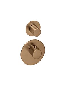 Herzbach Design iX PVD Herzbach Design iX PVD 21.521010. 2000 .39 Copper Steel, for Universal thermostat module, round
