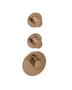 Herzbach Design iX PVD kit garniture 21,522010. 2000 .39 Cuivre Acier, pour module thermostat Universal