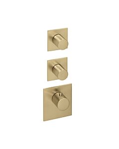 Herzbach Design iX PVD kit garniture 21,522015. 2000 .41 Laiton Acier, pour module de thermostat Universal