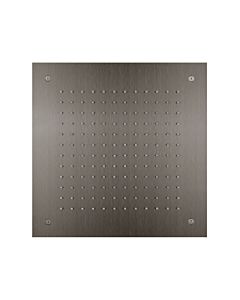 Herzbach Design iX PVD douche à effet pluie 21.638000.2.40 acier noir, 380x380mm, pour installation au plafond