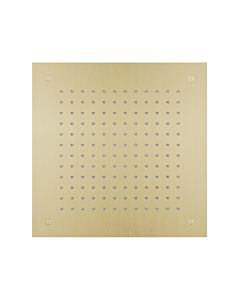 Herzbach Design iX PVD douche à effet pluie 21.638000.2.41 Laiton Acier, 380x380mm, pour installation au plafond