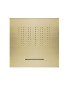 Herzbach Design iX PVD Regenbrause 21.650200.2.41 Brass Steel, 500x500mm, zum Deckeneinbau