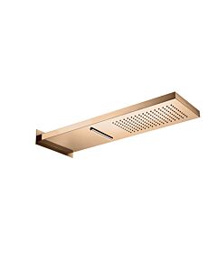 Herzbach Design iX PVD Regenbrause 21.661600.2.39 Copper Steel, 537x165mm, Wandmontage