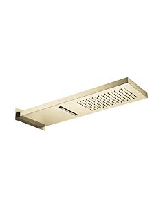 Herzbach Design iX PVD rain shower 21.661600.2.41 Brass Steel, 537x165mm, wall mounting