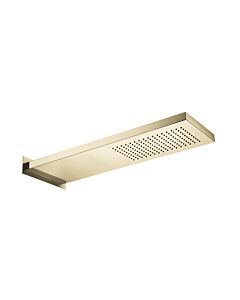 Herzbach Design iX PVD rain shower 21.661700. 2000 .41 Brass Steel, 537x165mm, wall mounting