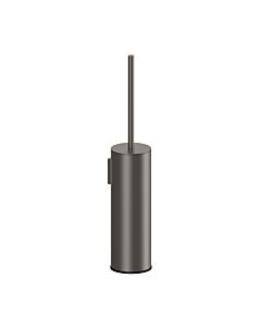 Herzbach Design iX PVD toilet brush set 21.810000. 2000 .40 Black Steel, wall mounting