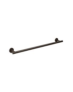 Herzbach Design iX PVD Badetuchhalter 21.816500. 2000 .40 800mm, Black Steel, wall mounting