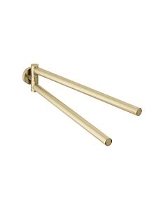 Herzbach Design iX PVD towel rail 21.818500. 2000 .41 Brass Steel, 2 movable arms