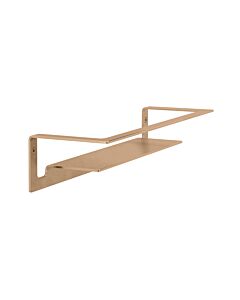 Herzbach Living wall shelf 21.820000. 2000 .39 for shower utensils, wall-mounted, 300mm, copper steel