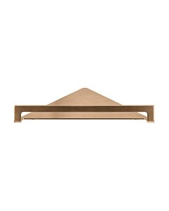 Herzbach Living corner shelf 21.821000. 2000 .39 for shower utensils, wall-mounted, 216mm, copper steel