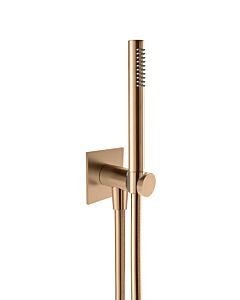 Herzbach Design iX PVD tub set 21.914500.2.39 Copper Steel, integrated shower 2000 elbow, shower hose match2 .600mm