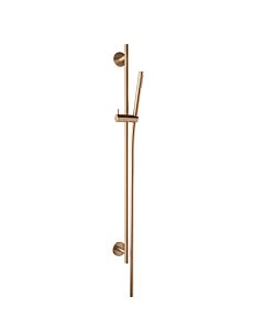 Herzbach Design iX PVD Dusch-Wandstange 21.922700.1.39 Copper Steel, 900mm, mit Stabhandbrause