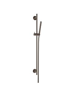 Herzbach Design iX PVD Dusch-Wandstange 21.922700.1.40 Black Steel, 900mm, mit Stabhandbrause