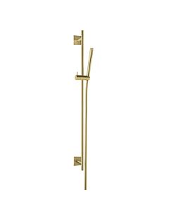 Herzbach Design iX PVD Dusch-Wandstangenset 21.922700.2.41 Brass Steel, 900mm, mit Stabhandbrause