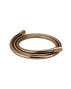 Flexible de douche Herzbach LIVING SPA en plastique, 125 cm, réf. 21.925300.1.39, avec raccord pivotant, en acier cuivré.