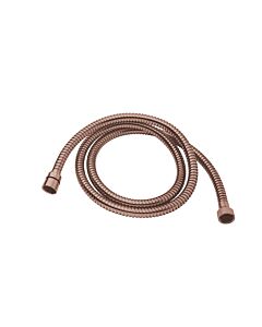 Herzbach LIVING SPA metal flex shower hose 125 cm 21.926300.1.39 Copper Steel, 1250 mm, metal agraff