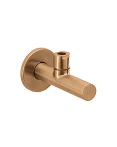 Herzbach Design iX PVD Eckventil 21.954780.1.39 mit Rosette, Copper Steel