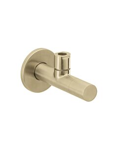 Herzbach Design iX PVD vanne d&#39;équerre 21.954780. 2000 .41 avec rosace, acier laiton
