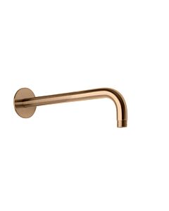 Herzbach Design iX PVD wall bracket 21.960350. 2000 .39 Copper Steel, for rain shower, 350mm, with rosette d = 70mm