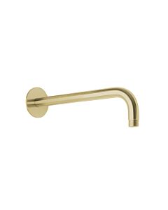 Herzbach Design iX PVD wall bracket 21.960350. 2000 .41 Brass Steel, for rain shower, 350mm, with rosette d = 70mm