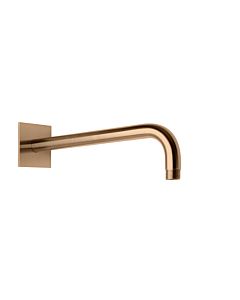 Herzbach Design iX PVD Wandarm 21.960350.2.39 Copper Steel, für Regenbrause, 350mm, mit Rosette 70x70mm