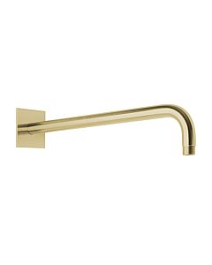 Herzbach Design iX PVD Wandarm 21.960450.2.41 Brass Steel, für Regenbrause, 450mm, mit Rosette 70x70mm