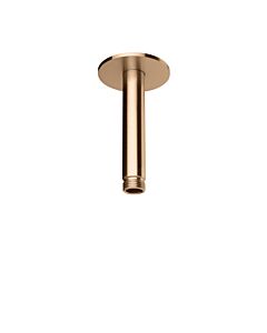 Herzbach Design iX PVD ceiling arm 21.964810. 2000 .39 Copper Steel, for rain shower, 100mm, with rosette d = 70mm