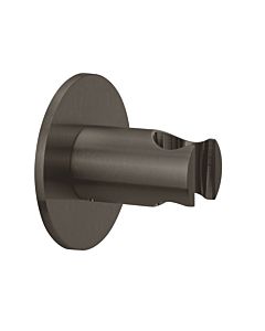 Herzbach Design iX PVD wall bracket 21.994100. 2000 .40 Black Steel, rosette d = 70mm