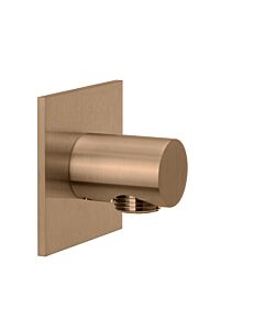 Herzbach Design iX PVD Brauseanschlussbogen 21.995100.2.39 Copper Steel, Rosette 70x70mm