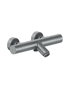 Herzbach Deep Grey Bath Thermostat 23.132170. 2000 .06 Surface-mounted, matt grey